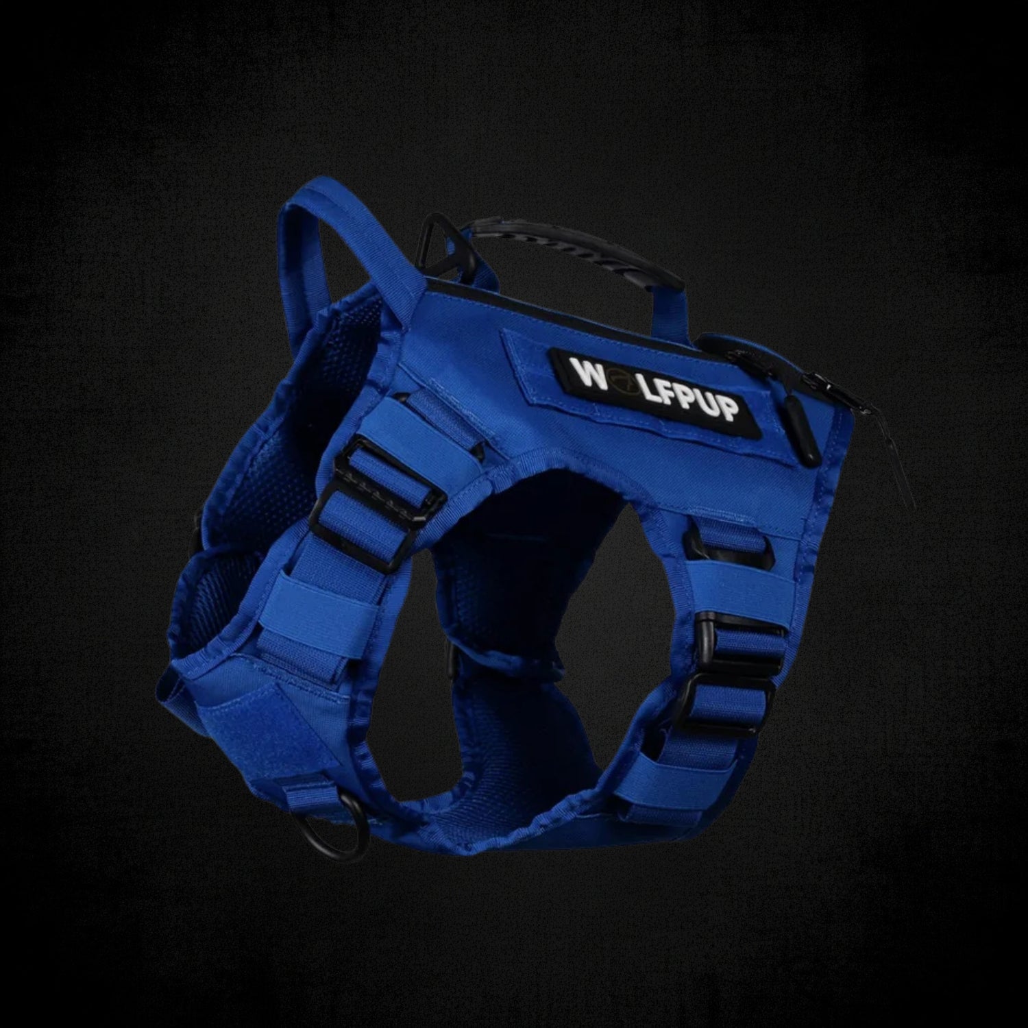 Blue Tactical Dog Vest Harness