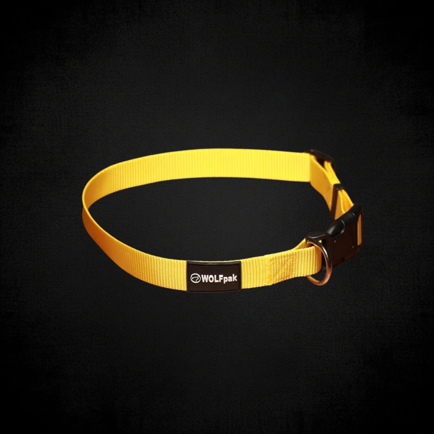 Adjustable Nylon Dog Collar Sunkiss Yellow