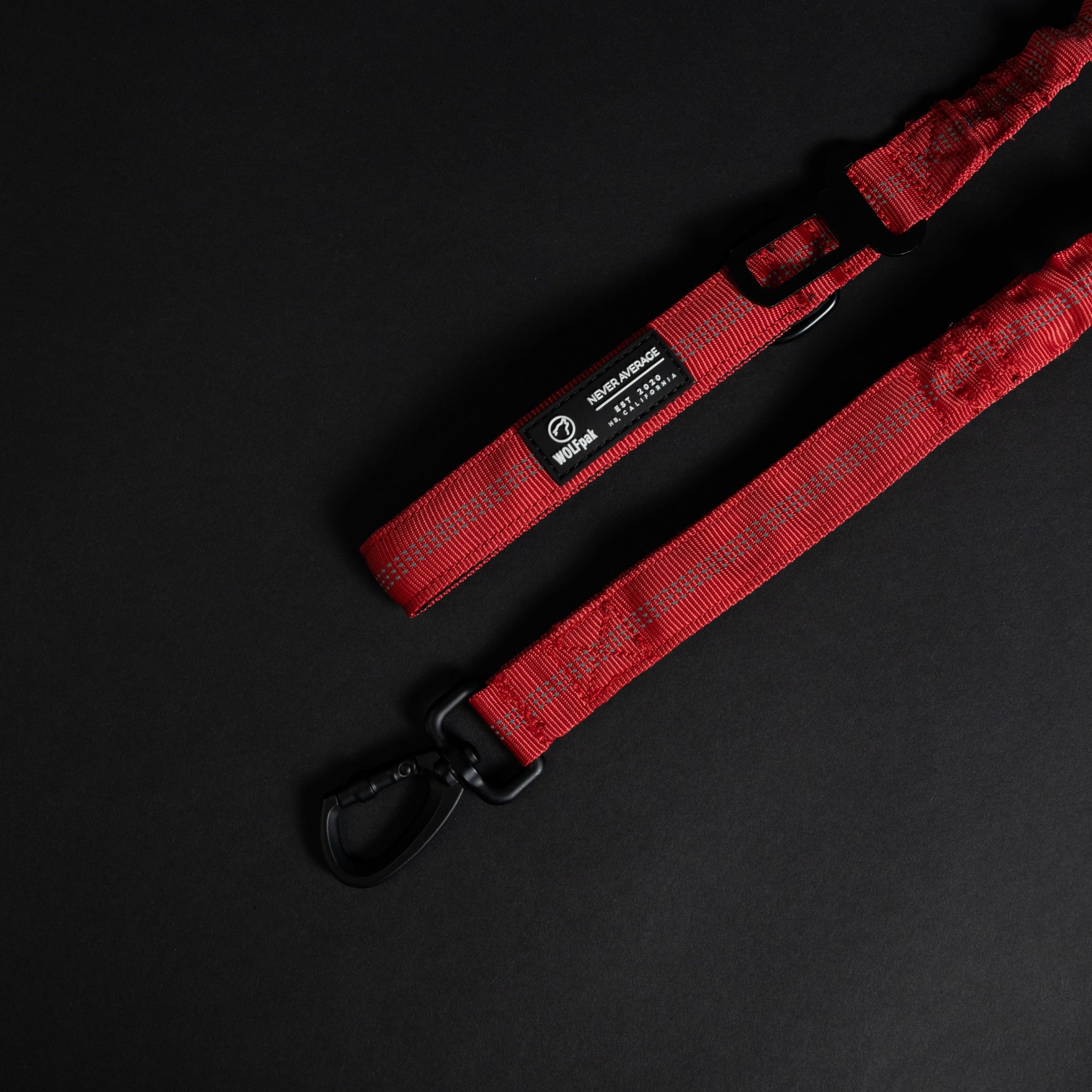 Tactical Seat Belt Leash Elite Red