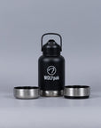 32oz Stainless Steel Insulated Water Bottle with Storage Compartments