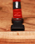 Adjustable Nylon Dog Collar Savage Red