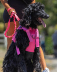 Neon Pink Tactical Dog Vest Harness