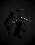 Alpha Black Tactical Dog Vest Harness