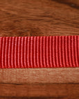 Adjustable Nylon Dog Collar Savage Red