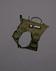 OD Green Tactical Dog Vest Harness