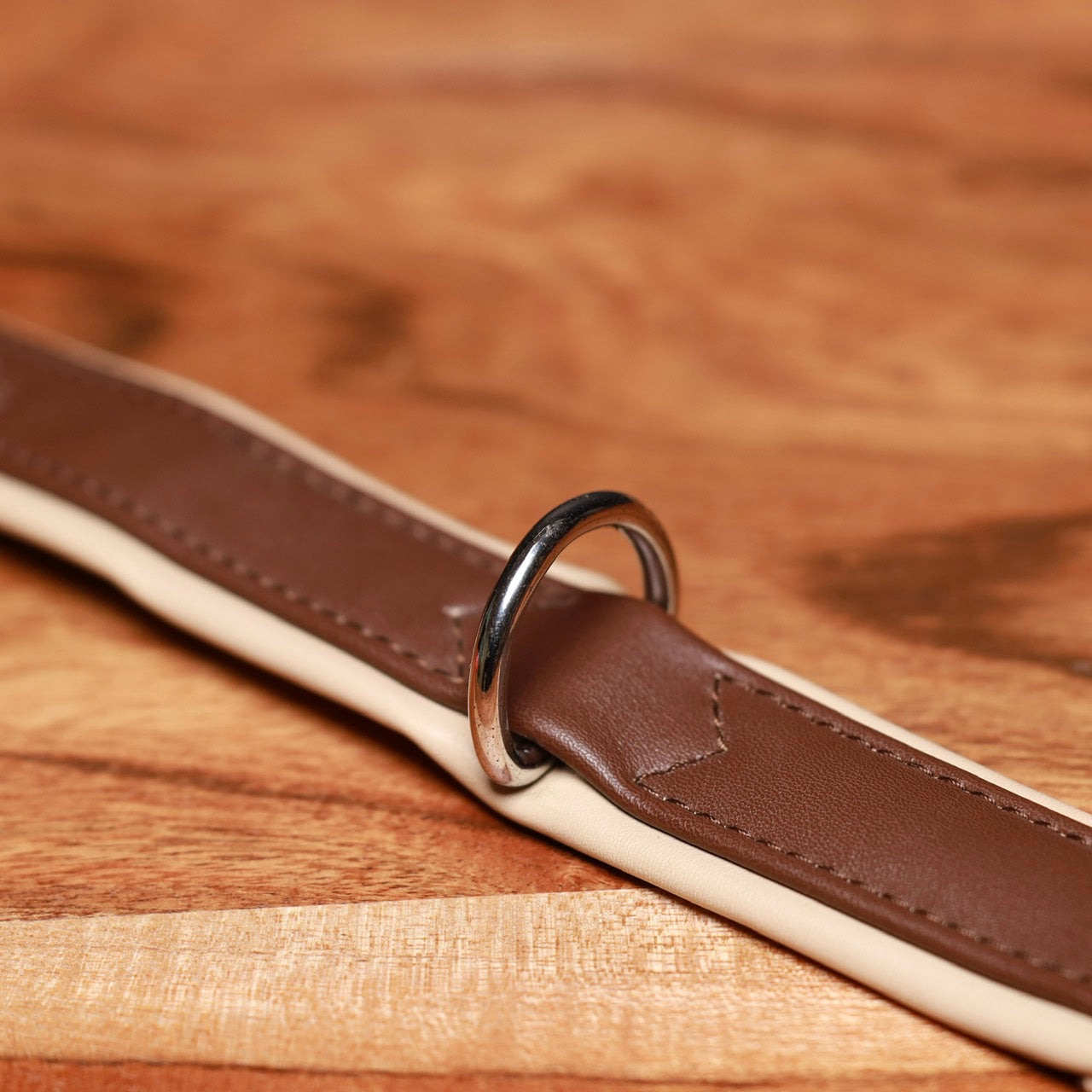 Luxury Dog Collar Sepia Brown &amp; Neutral