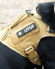Khaki Tactical Dog Vest Harness