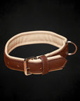 Luxury Dog Collar Sepia Brown & Neutral