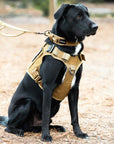Khaki Tactical Dog Vest Harness