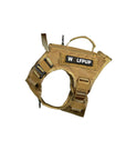 Khaki Tactical Dog Vest Harness