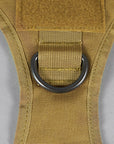 Khaki Tactical Dog Vest Harness