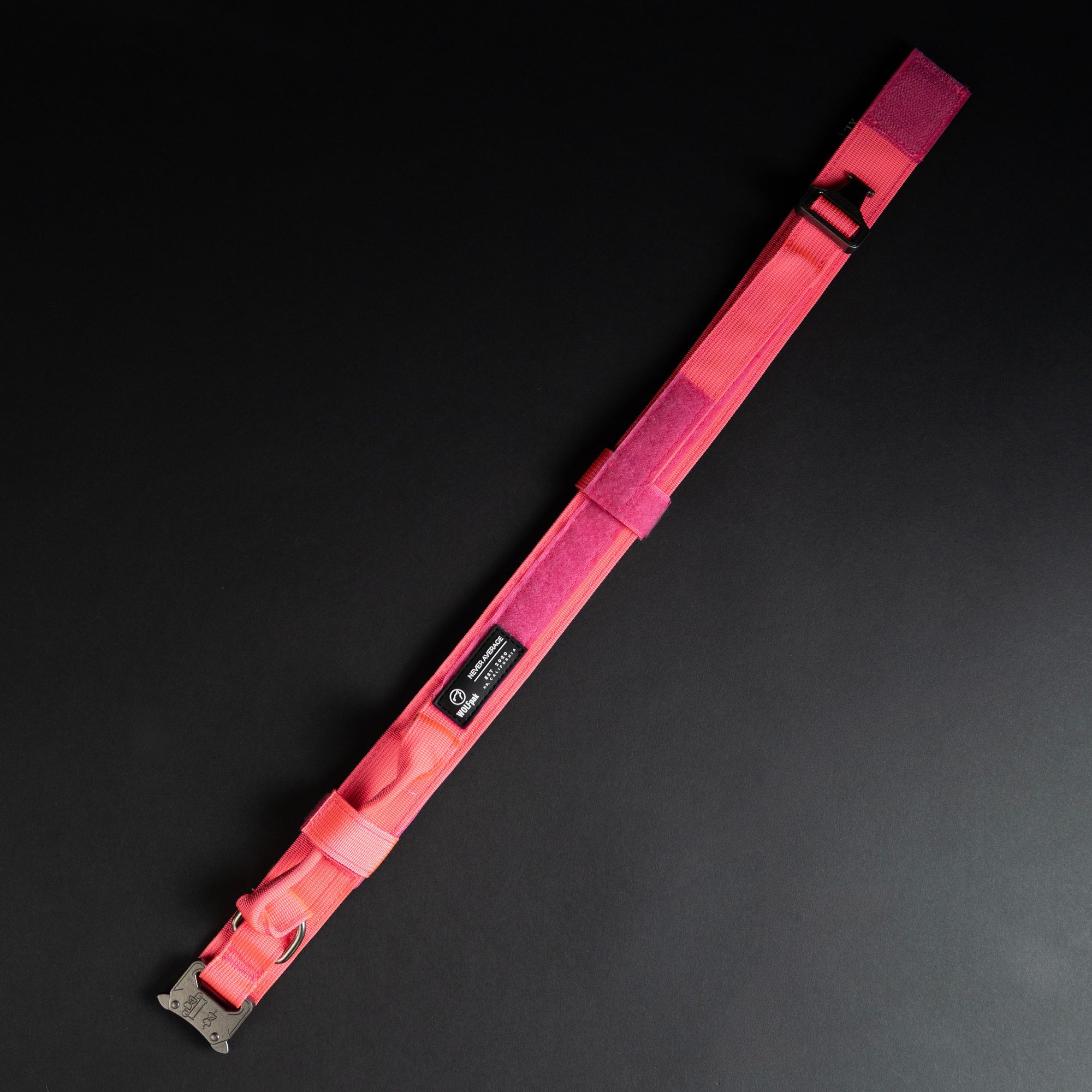 Tactical Dog Collar Neon Pink